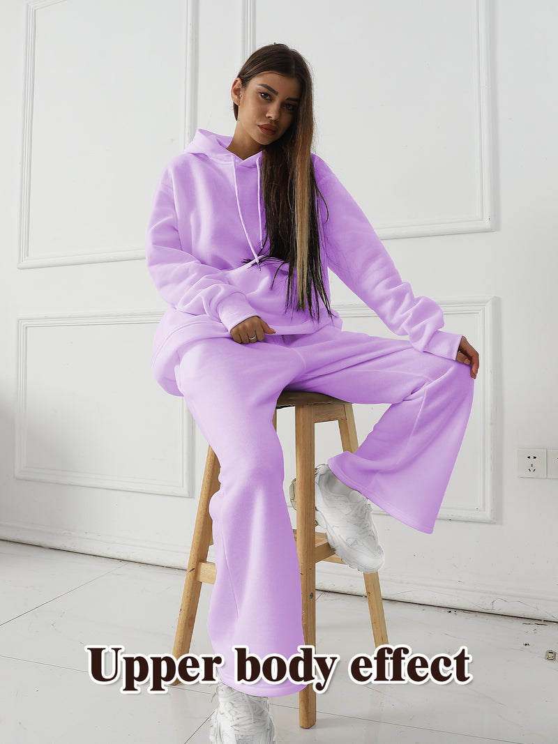 Trendy Solid Color Tracksuit