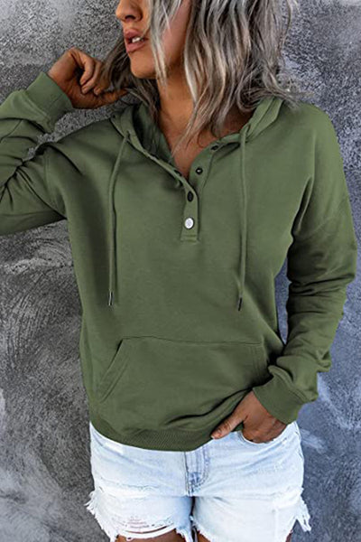 Fashion Long Sleeve Hoodie Top