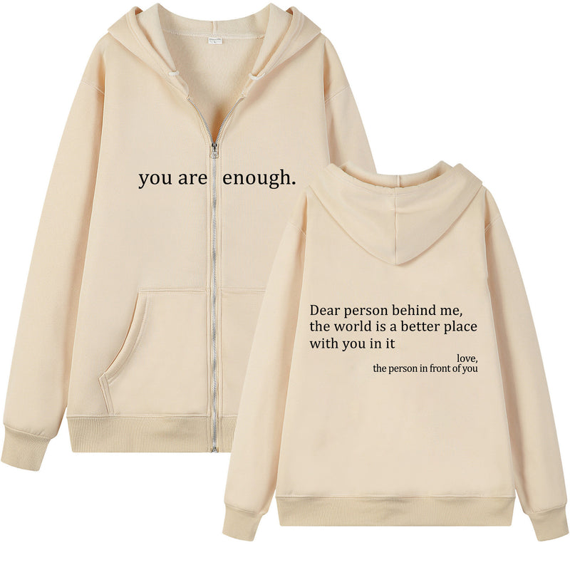 Everyday Comfort Hoodie with Zipper