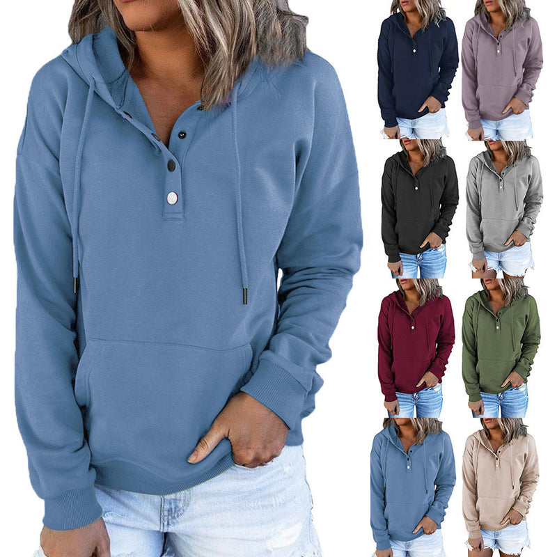 Fashion Long Sleeve Hoodie Top