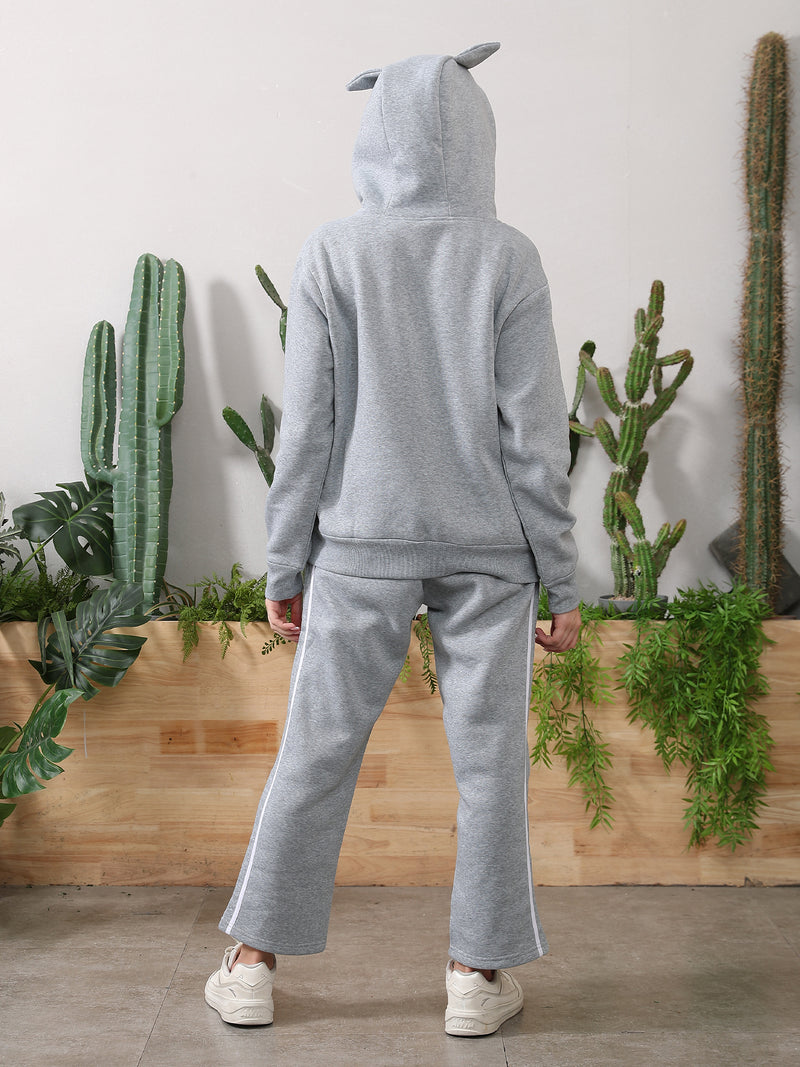 Casual Hoodie & Pants Set
