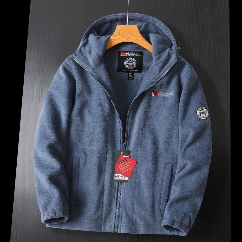 Warm Plus Fit Brushed Hoodie
