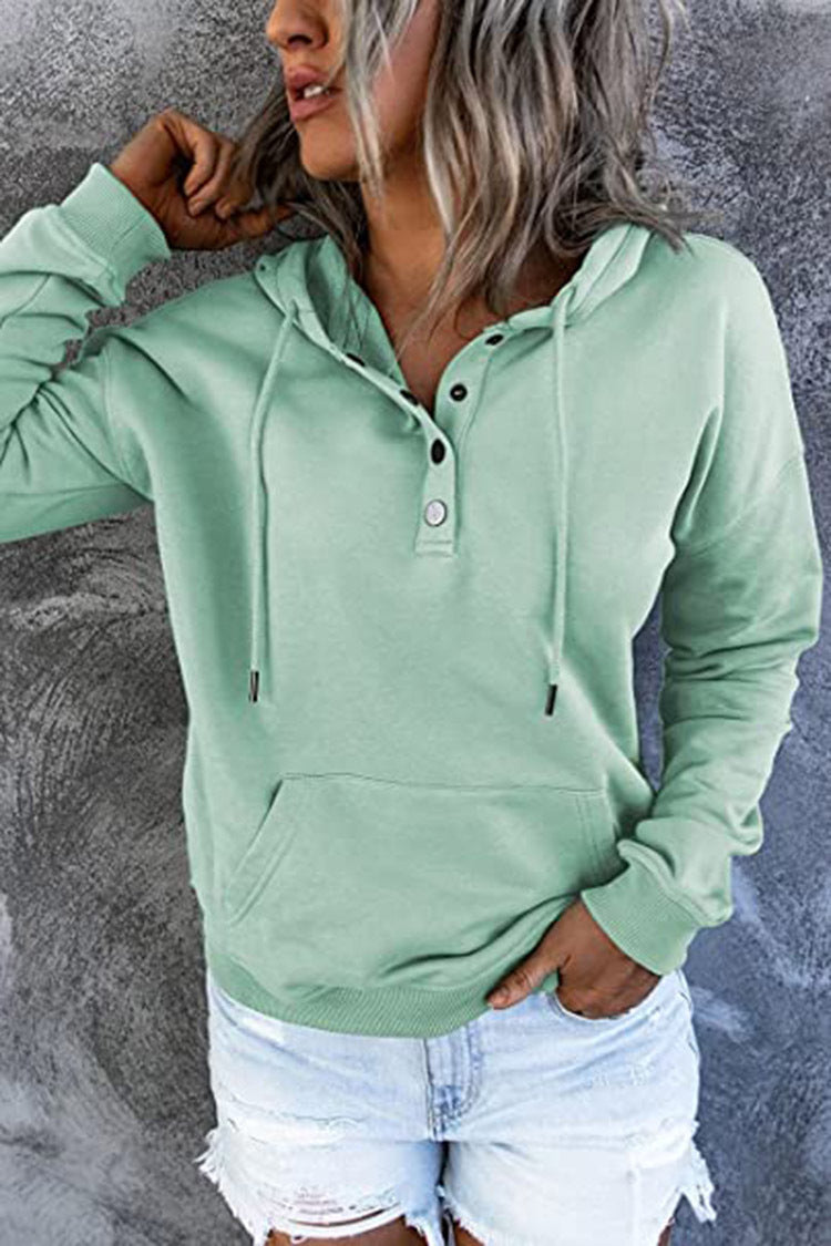 Fashion Long Sleeve Hoodie Top