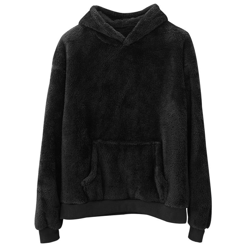 Double-sided Velvet Hooded Sweatshirt