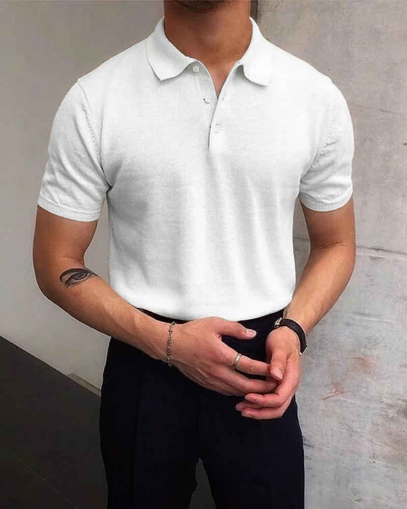 Lightweight Lapel T-Shirt