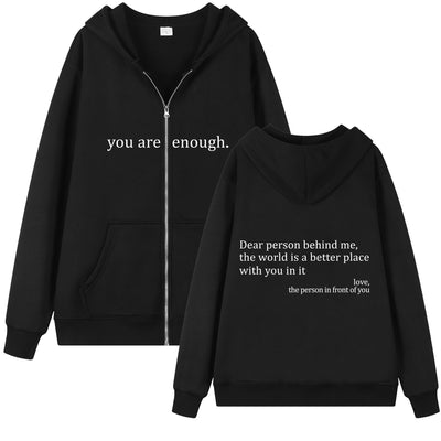 Everyday Comfort Hoodie with Zipper