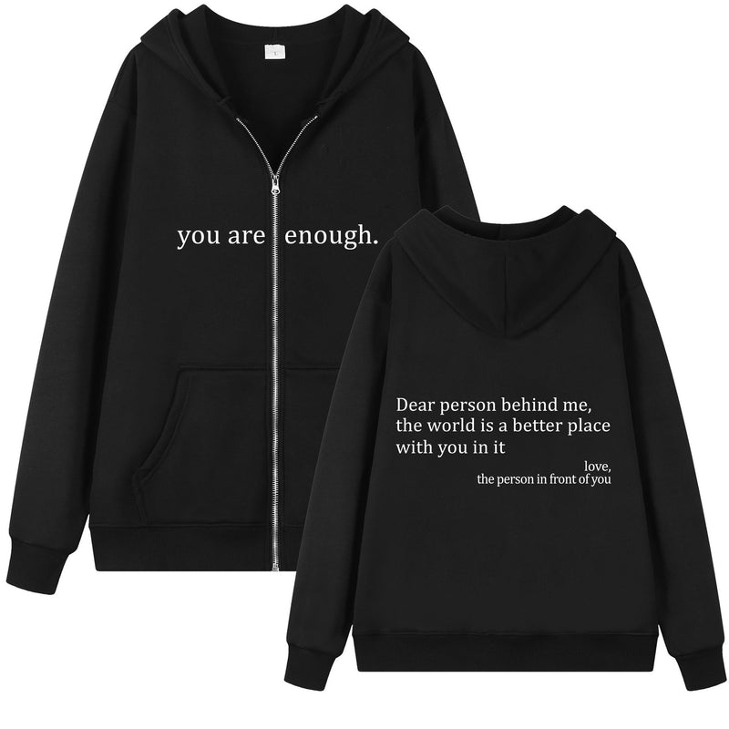 Everyday Comfort Hoodie with Zipper