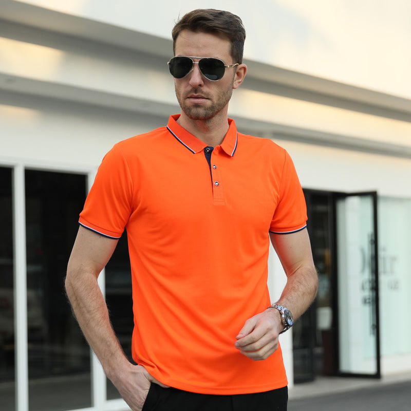 Casual Short Sleeve Polo Shirt