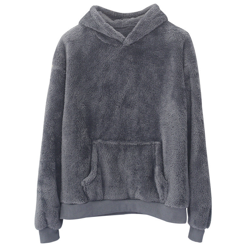 Double-sided Velvet Hooded Sweatshirt