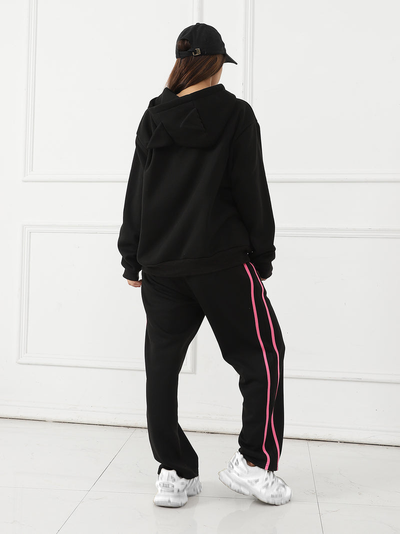 Casual Hoodie & Pants Set