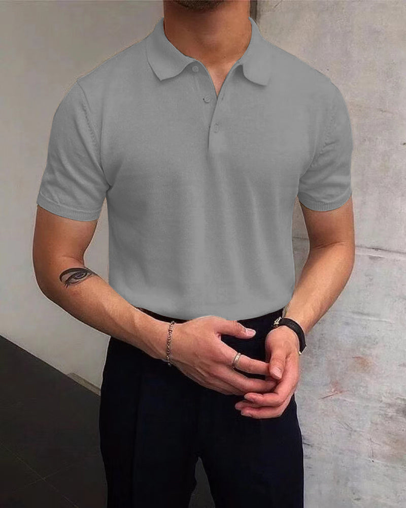 Lightweight Lapel T-Shirt