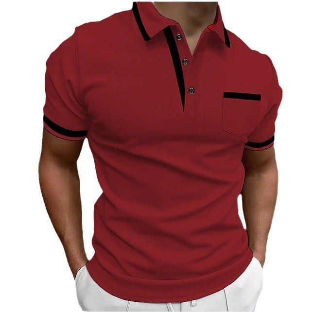 Trendy Square Collar Graphic Tee