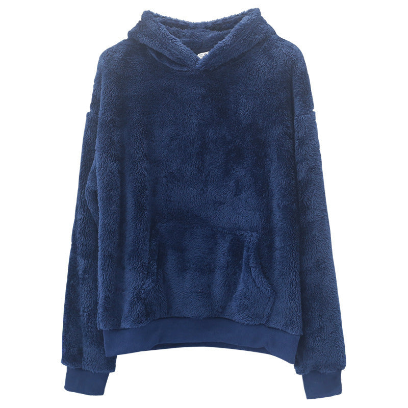 Double-sided Velvet Hooded Sweatshirt