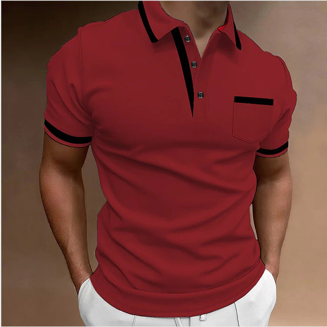 Trendy Square Collar Graphic Tee