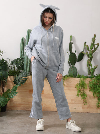 Casual Hoodie & Pants Set