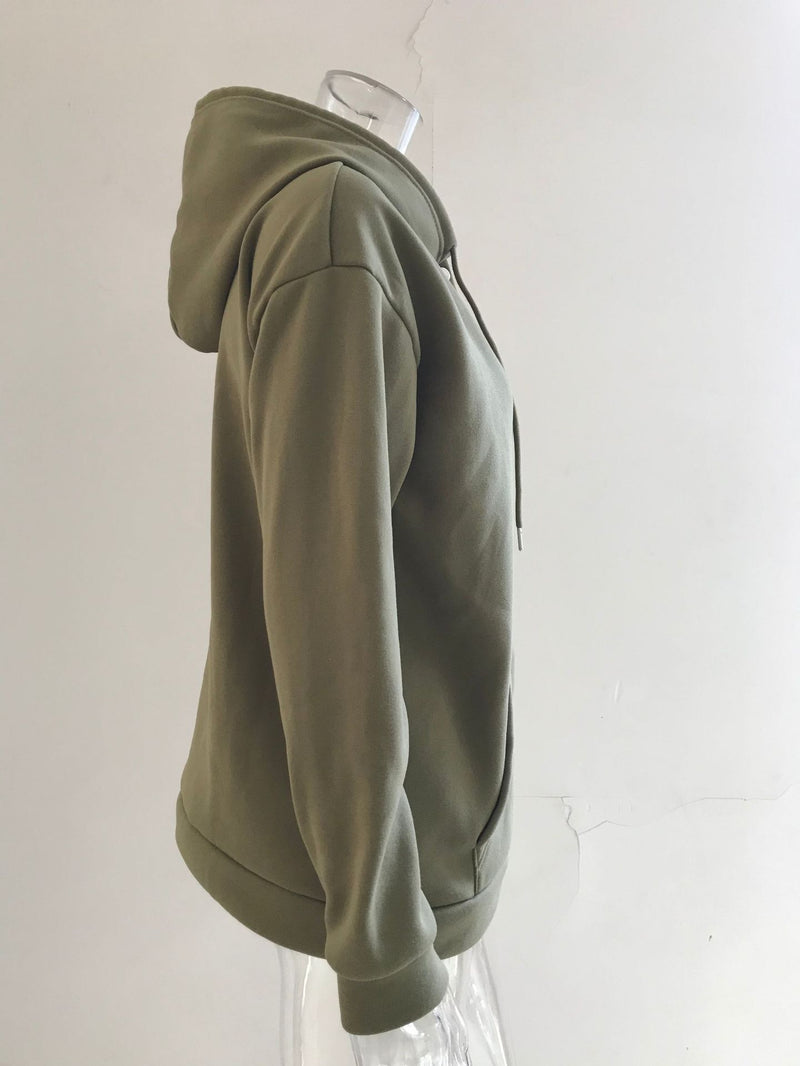 Fashion Long Sleeve Hoodie Top
