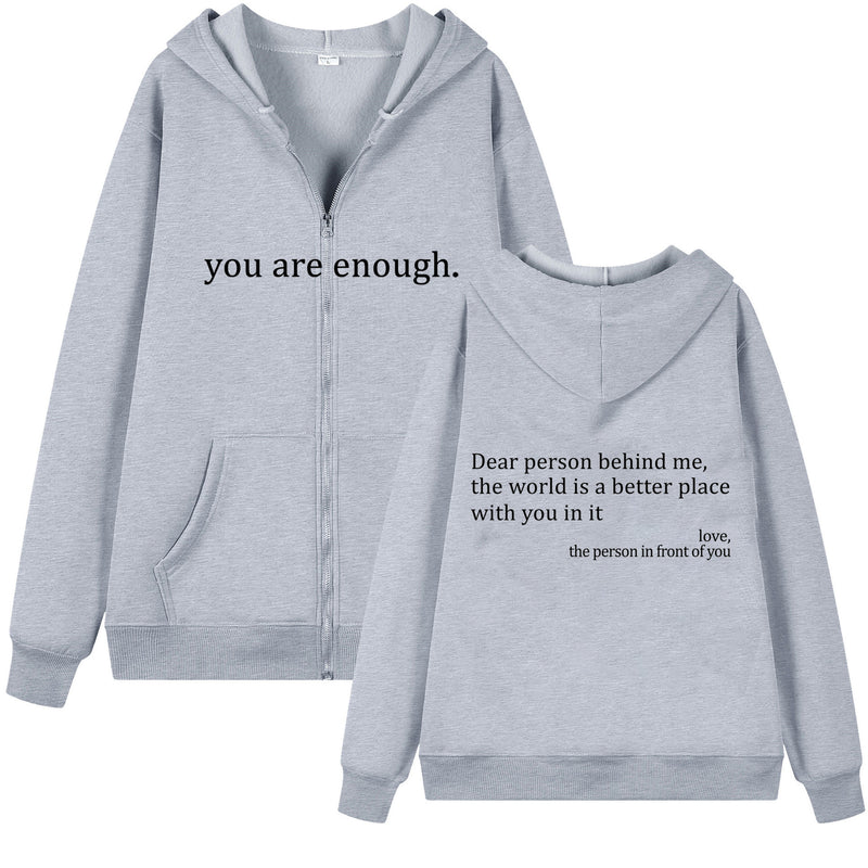 Everyday Comfort Hoodie with Zipper