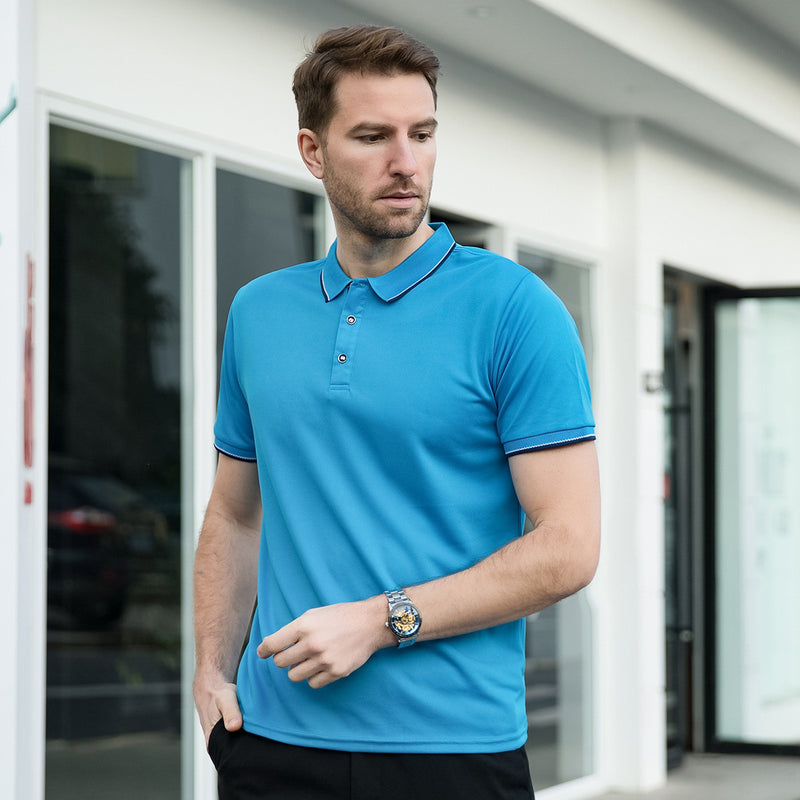Casual Short Sleeve Polo Shirt