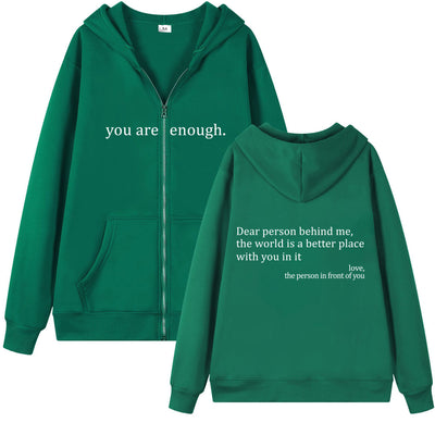 Everyday Comfort Hoodie with Zipper