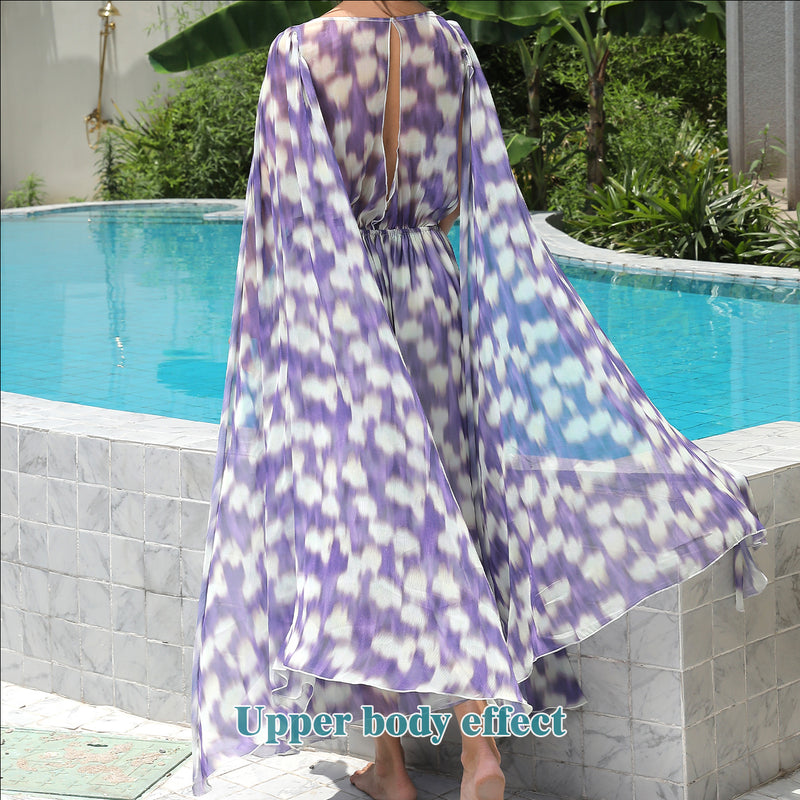 Elegant Flower Print Dress