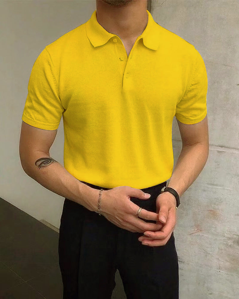 Lightweight Lapel T-Shirt