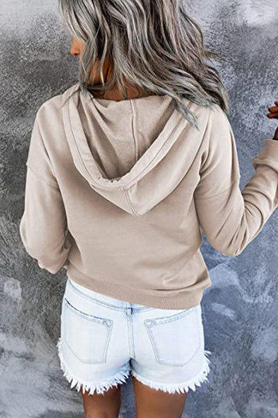 Fashion Long Sleeve Hoodie Top