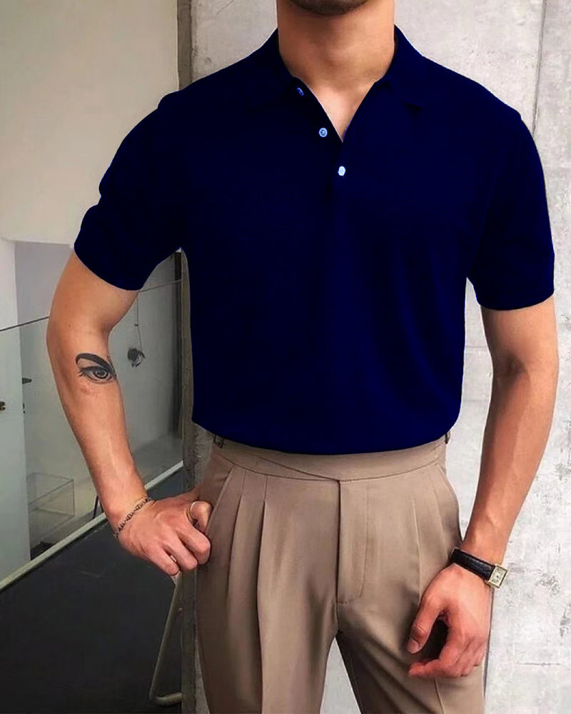 Lightweight Lapel T-Shirt