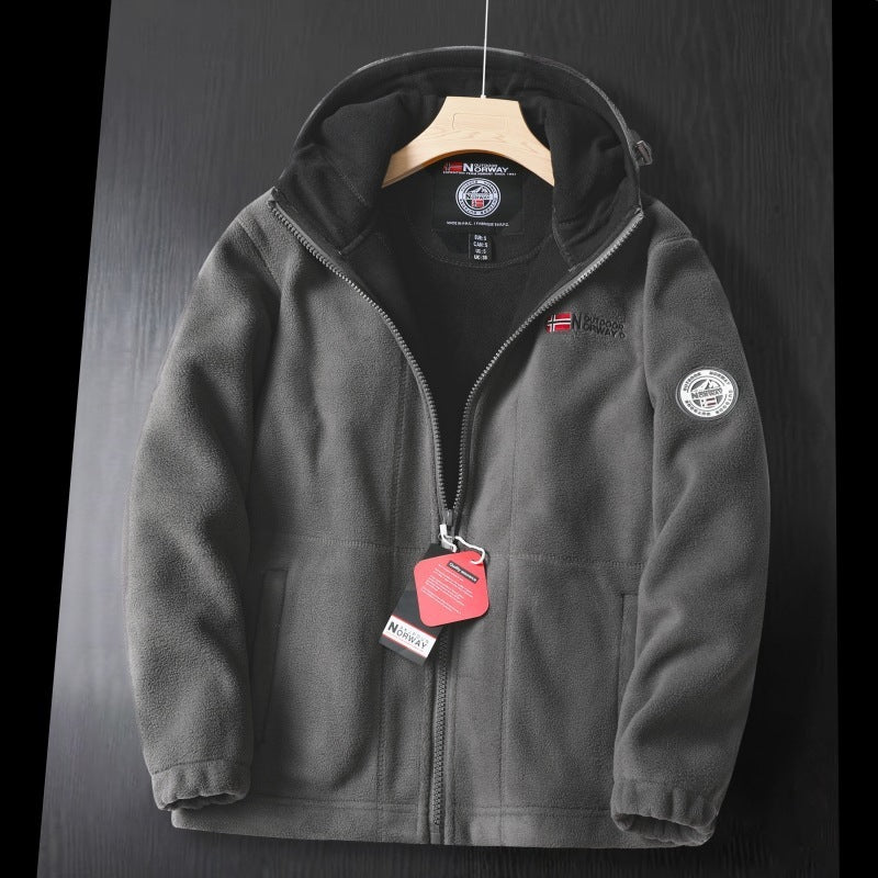 Warm Plus Fit Brushed Hoodie