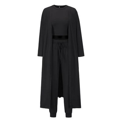 Trendy Vest & Trousers Knit Set