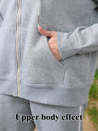 Casual Hoodie & Pants Set