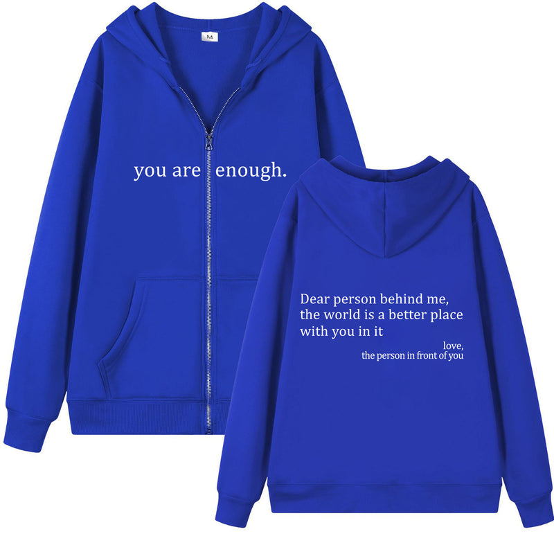 Everyday Comfort Hoodie with Zipper