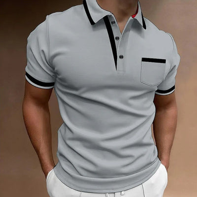 Trendy Square Collar Graphic Tee