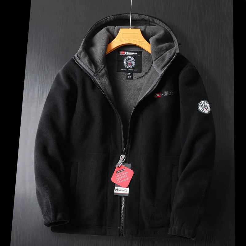Warm Plus Fit Brushed Hoodie