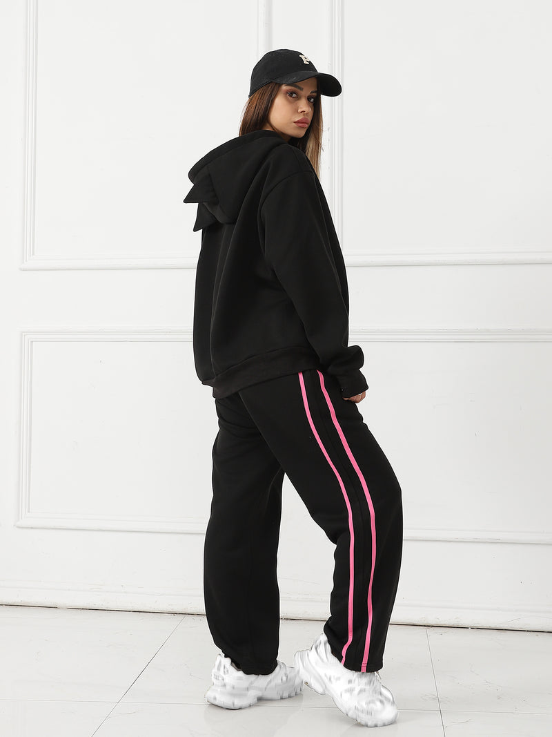 Casual Hoodie & Pants Set