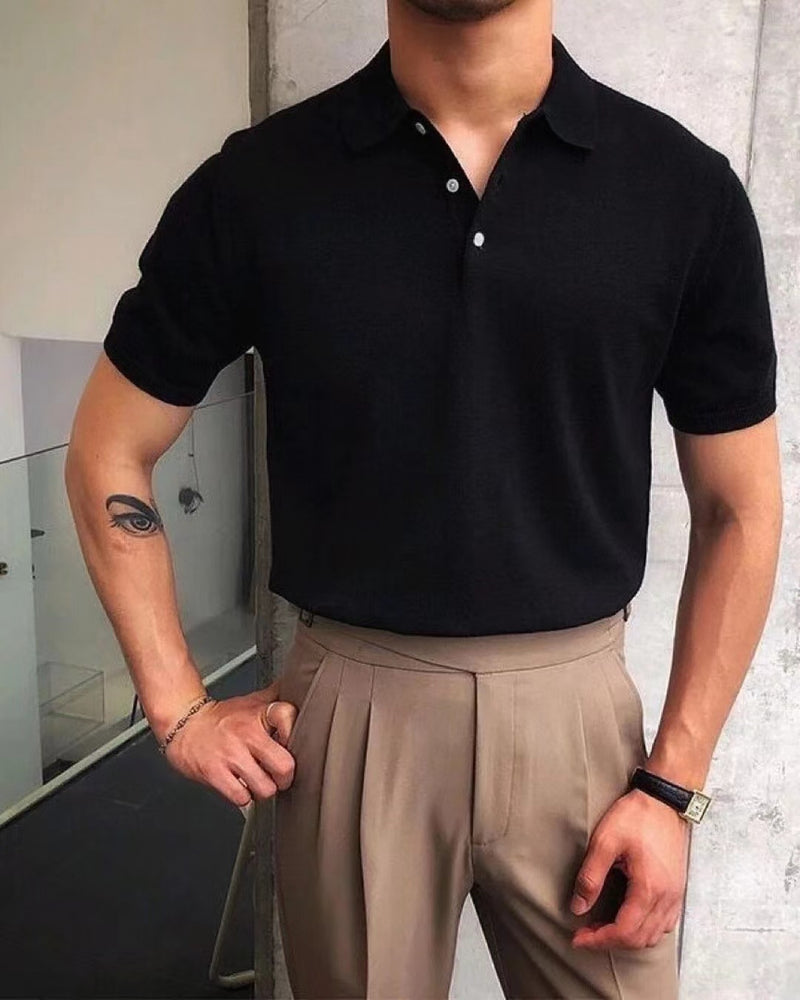 Lightweight Lapel T-Shirt