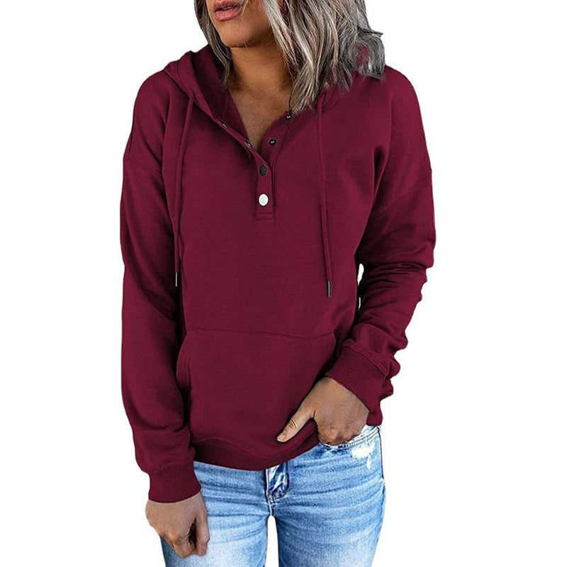 Fashion Long Sleeve Hoodie Top